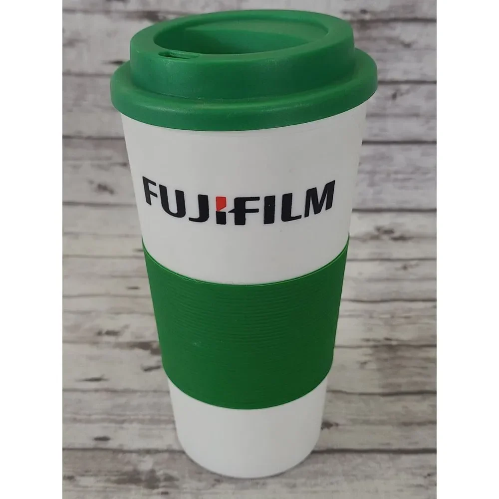 Fujifilm Plastic Tumbler Screw On Lid‎ Rare